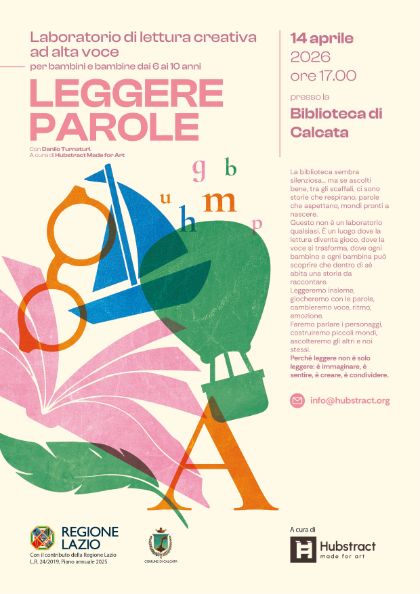 Leggere Parole - Laboratorio di lettura creativa ad alta voce per bambini e bambine dai 6 ai 10 anni. 